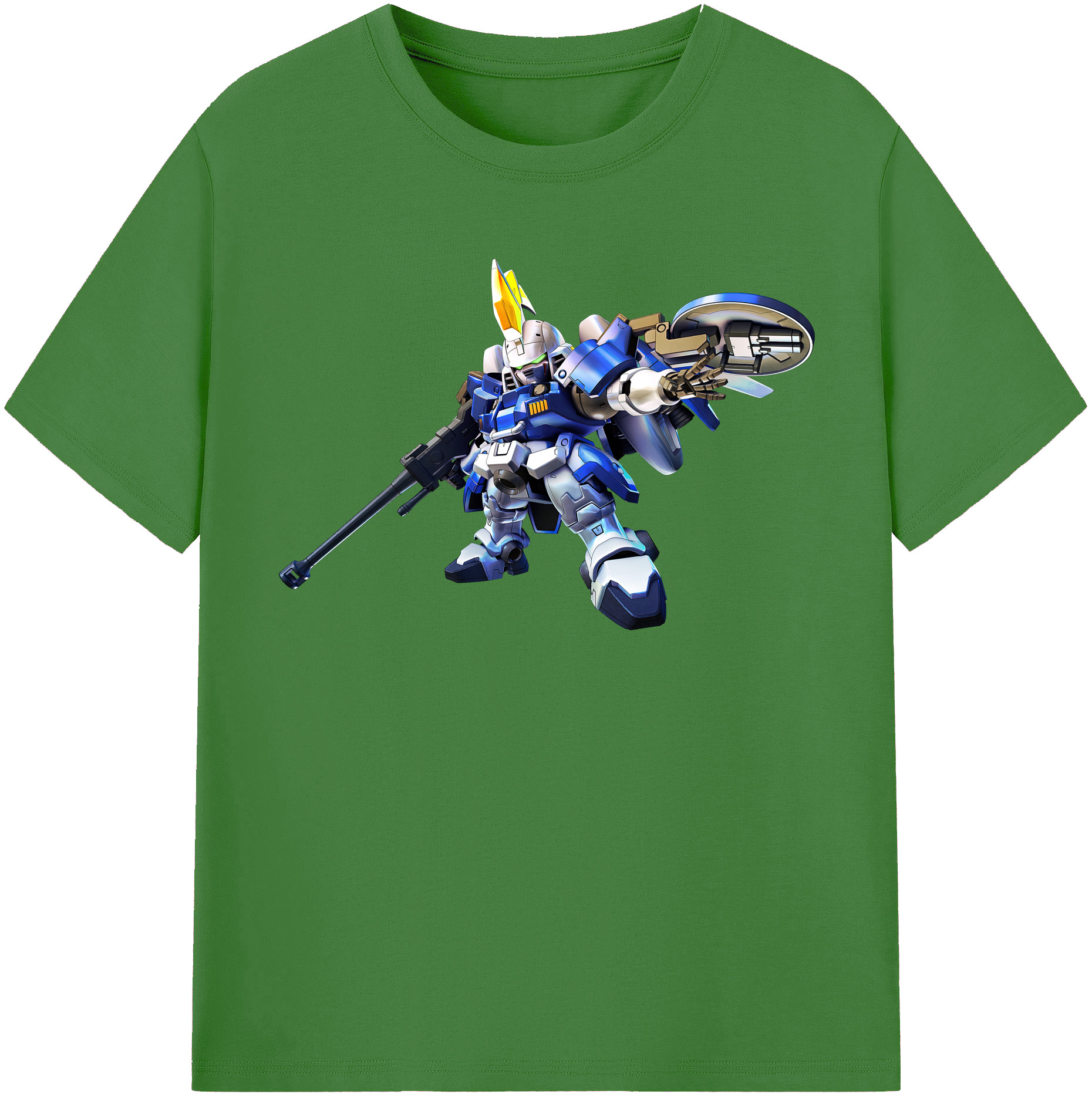 （画像用） 機動戦士ガンダム Mobile Suit Gundam レディースカジュアルプリントTシャツ（綿100％）